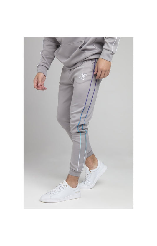 Illusive London Poly Piped Pants - Light Grey
