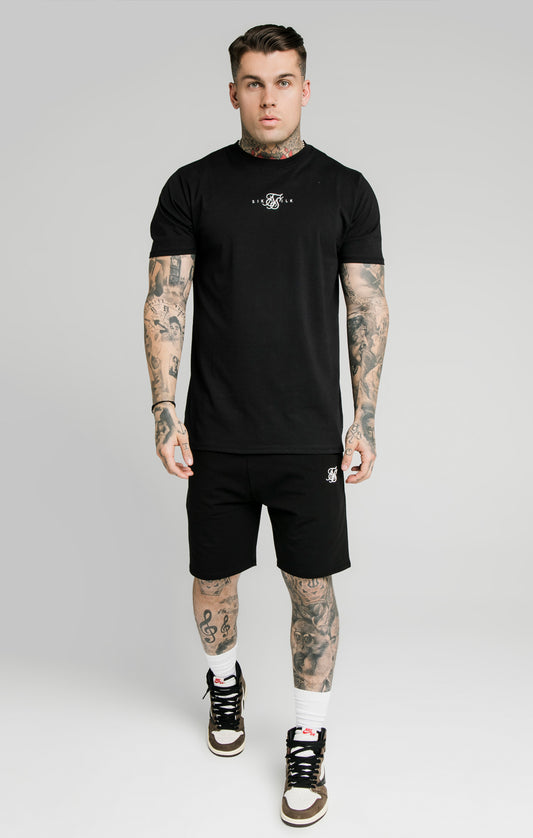 SikSilk - Zwarte short van jersey