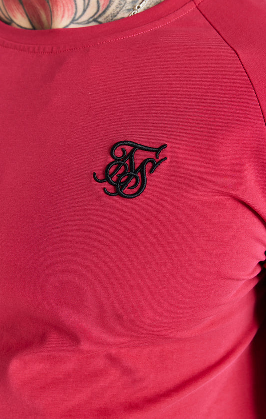 Pink Elastic Cuff T-Shirt