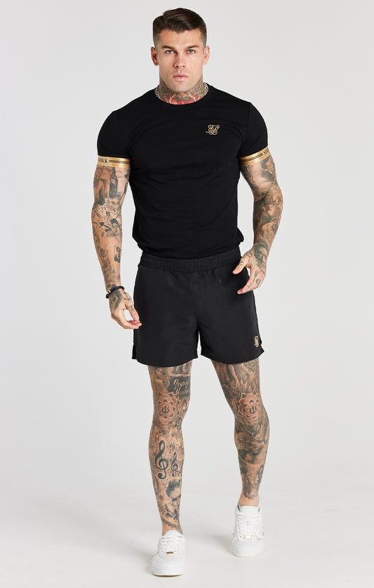 SikSilk Supremacy Shorts - Zwart & Goudkleurig