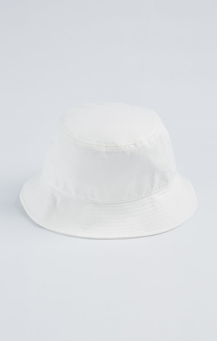 Laad de afbeelding in de Galerij viewer, White And Gold Bucket Hat (2)