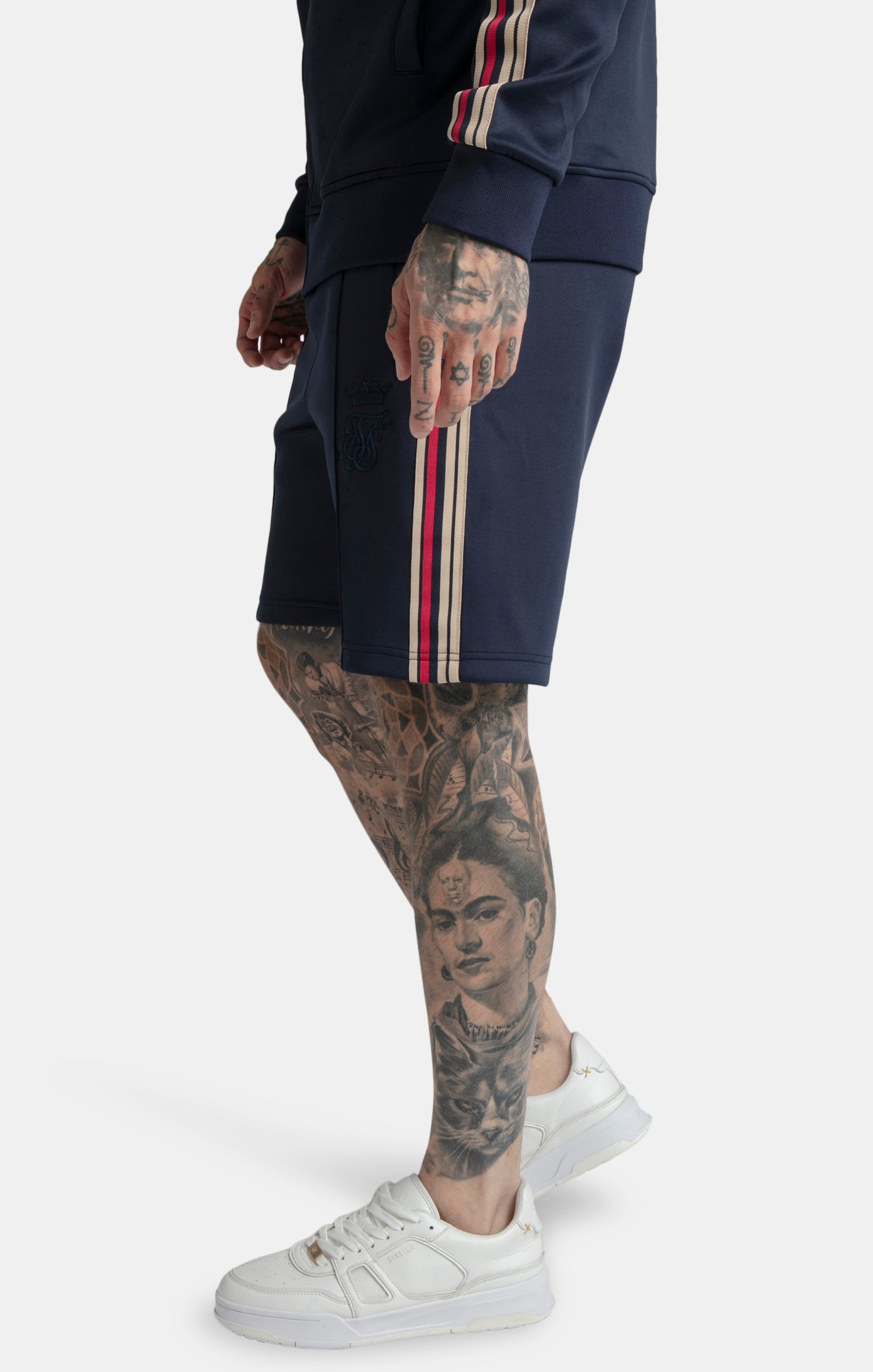 Laad de afbeelding in de Galerij viewer, Messi X SikSilk Losvallende Shorts - Navy (1)