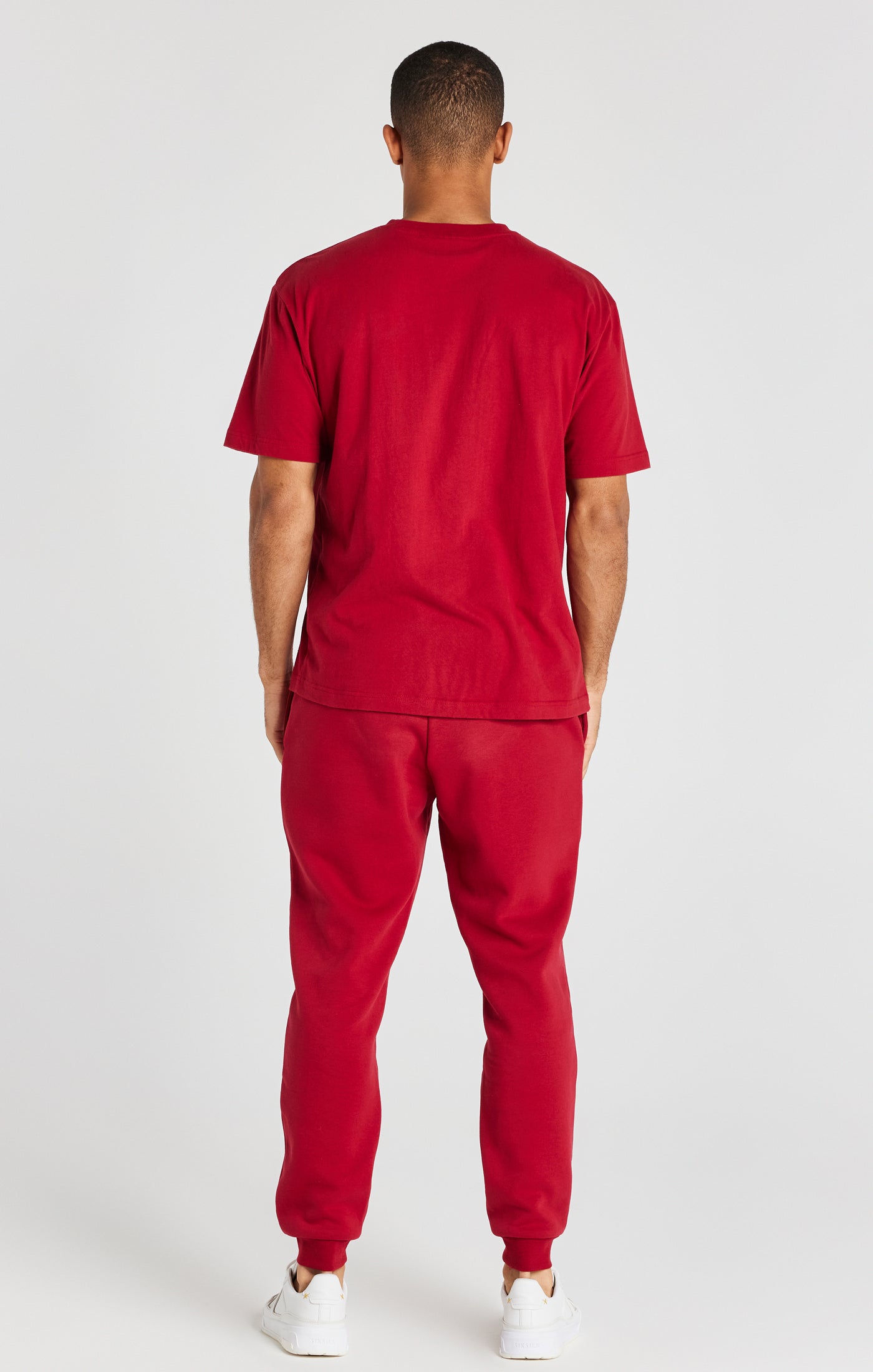 Laad de afbeelding in de Galerij viewer, SikSilk Essential Oversized T-shirt met Korte Mouwen - Rood (3)