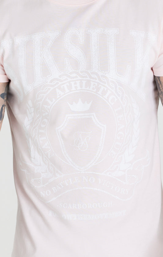 SikSilk Varsity Box T-shirt - Roze
