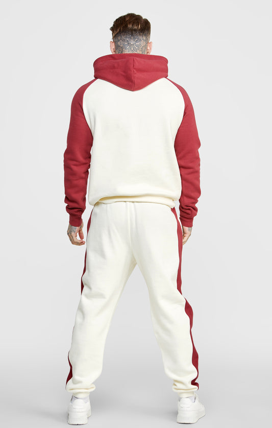 Ecru Relaxed Fit Panelled Jogger