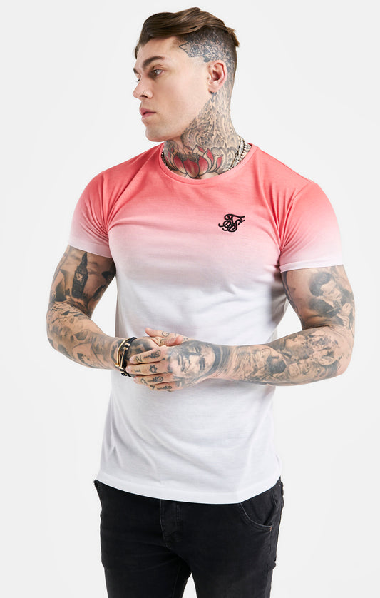 Orange Fade Muscle Fit T-Shirt