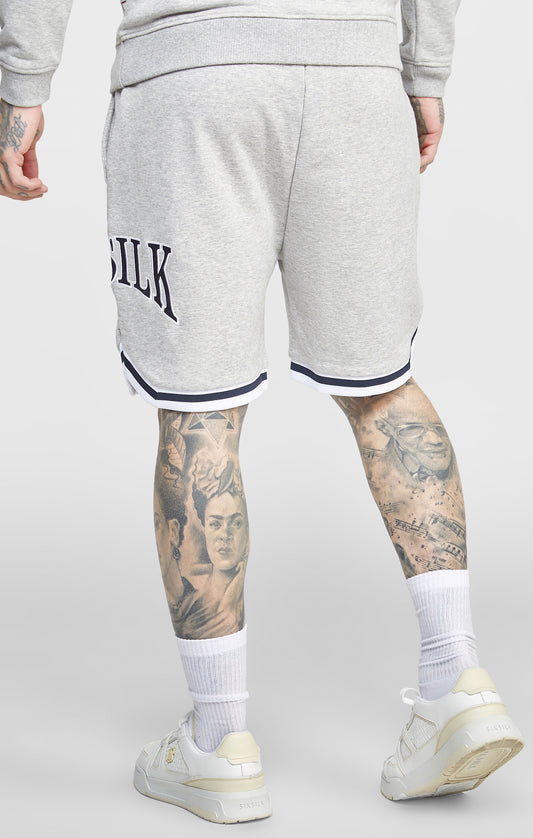 Grey Marl Collegiate Relaxed Fit Short