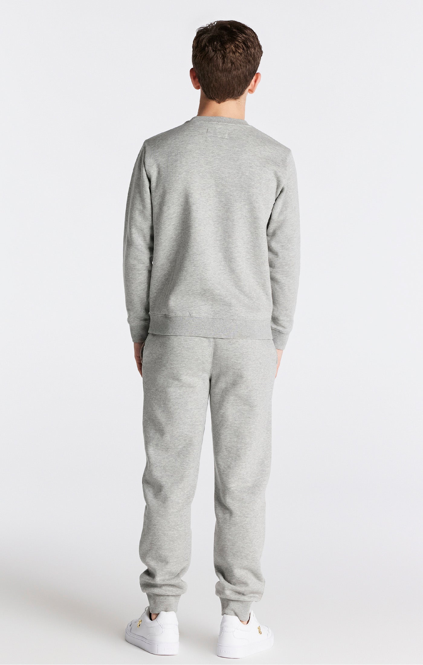 Laad de afbeelding in de Galerij viewer, Essentials voor jongens - Sweatshirt in de kleur ‘grijs Marl’ (4)