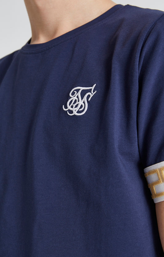 SikSilk Entity Tech T-shirt - Navy