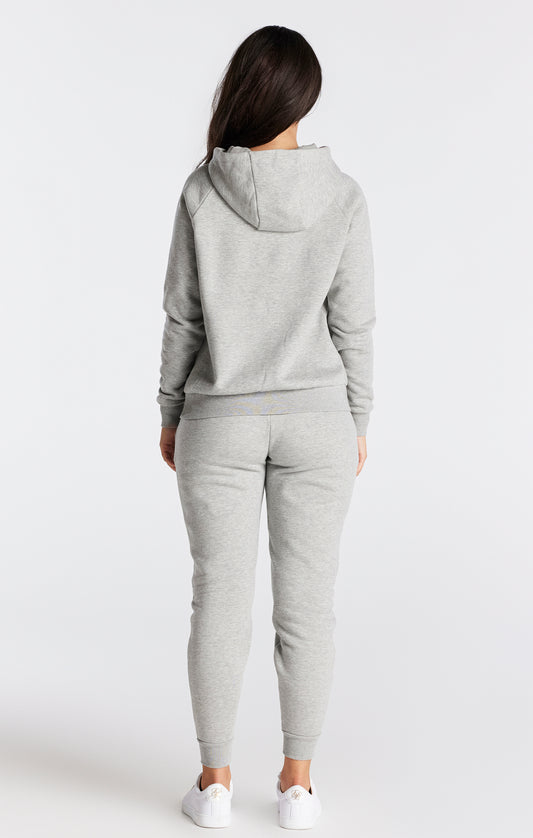 Essentials - Sweater met capuchon in de kleur ‘grijs Marl’