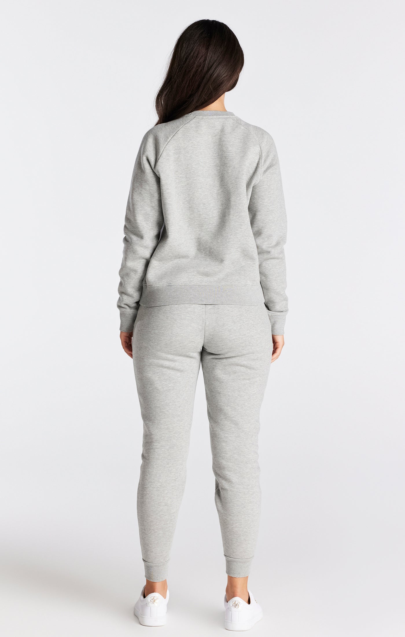 Laad de afbeelding in de Galerij viewer, Essentials - Sweatshirt met ronde hals in de kleur ‘grijs Marl’ (4)