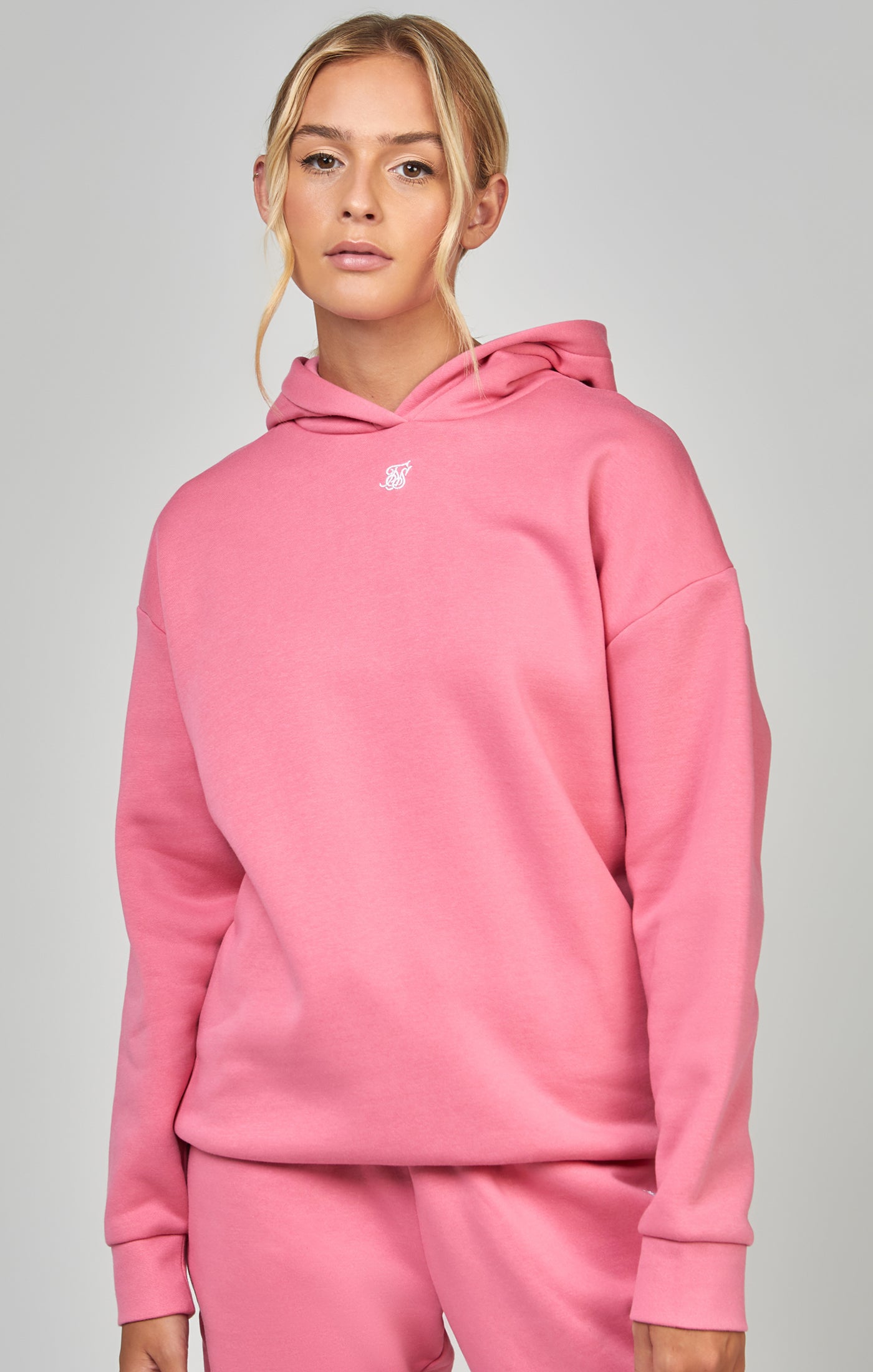 Laad de afbeelding in de Galerij viewer, Essentials - Roze sweater met capuchon